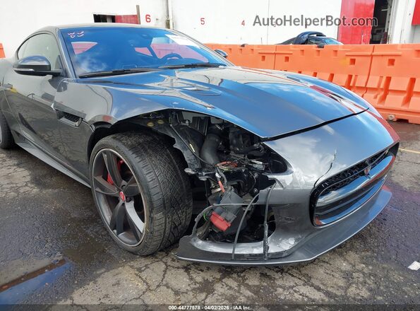 SAJD51EEXJCK51476 2018 JAGUAR F-TYPE Gray Widok z przodu