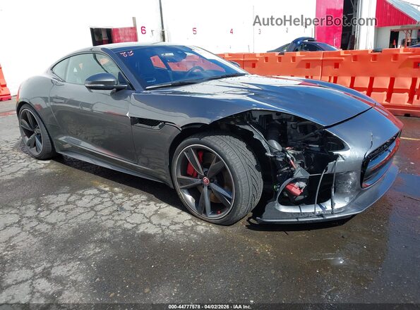 SAJD51EEXJCK51476 2018 JAGUAR F-TYPE Gray Przód prawy