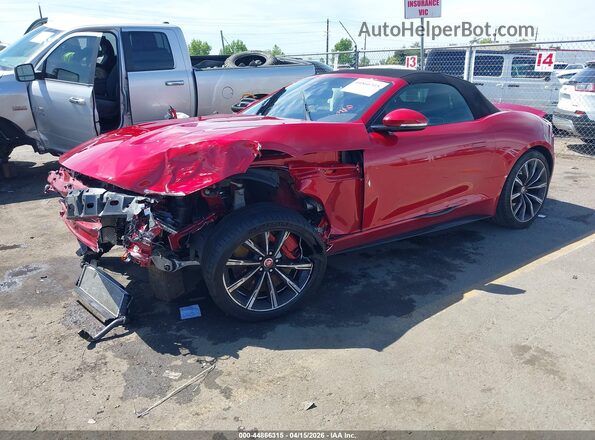 SAJD55FE4MCK69661 2021 JAGUAR F-TYPE Красный Передняя левая четверть