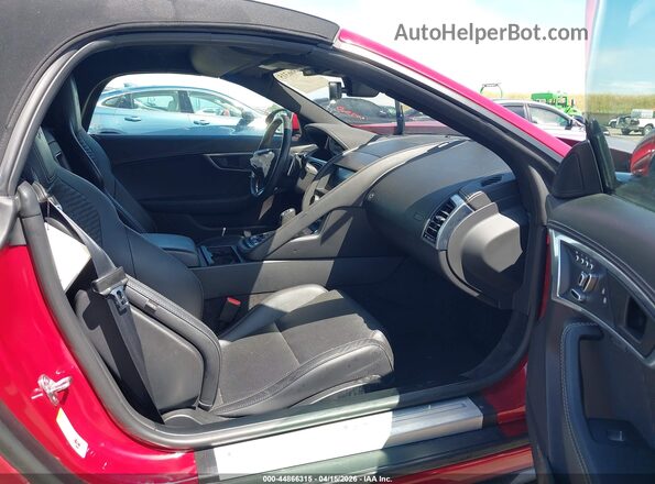SAJD55FE4MCK69661 2021 JAGUAR F-TYPE Красный Вид салона спереди