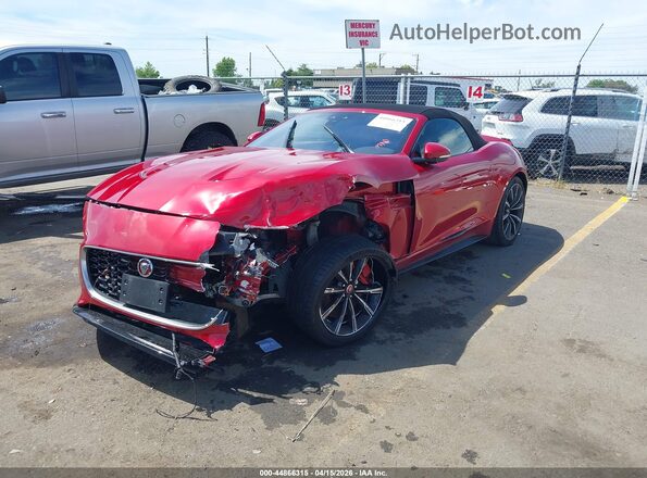 SAJD55FE4MCK69661 2021 JAGUAR F-TYPE Красный Вид спереди
