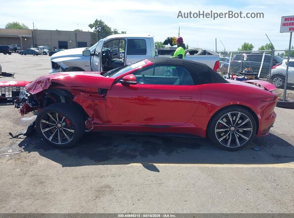 SAJD55FE4MCK69661 2021 JAGUAR F-TYPE Красный 