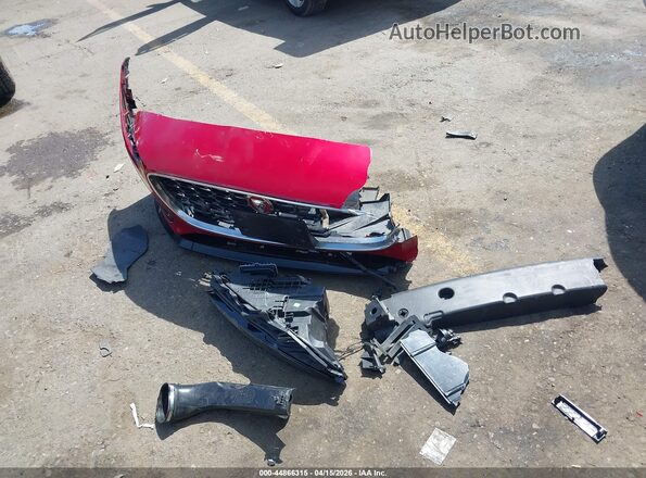 SAJD55FE4MCK69661 2021 JAGUAR F-TYPE Красный Вид щитка приборов