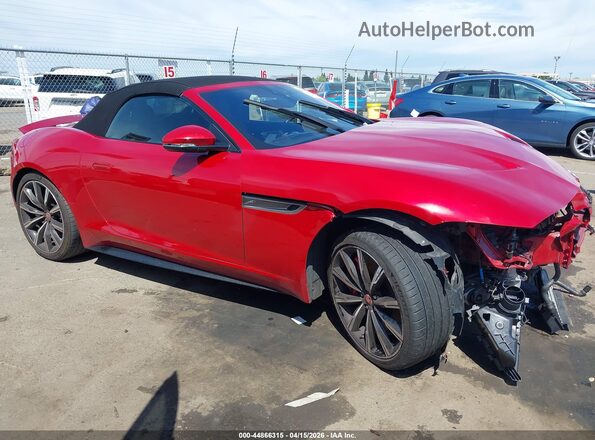 SAJD55FE4MCK69661 2021 JAGUAR F-TYPE Красный Панорамный вид салона 360°