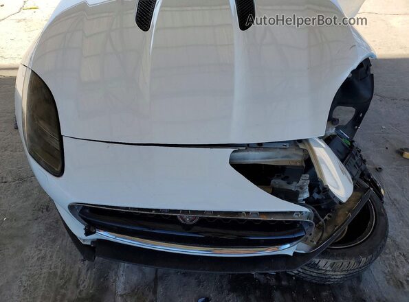 SAJDD1EV2JCK49210 2018 JAGUAR F-TYPE Белый Вид задней части салона