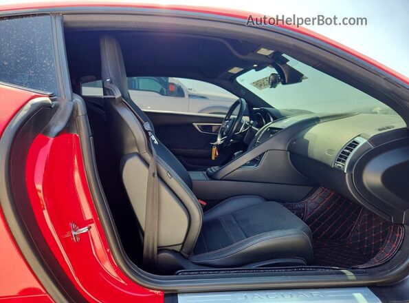 SAJDK1FV3JCK48488 2018 JAGUAR F-TYPE Красный Вид задних сидений