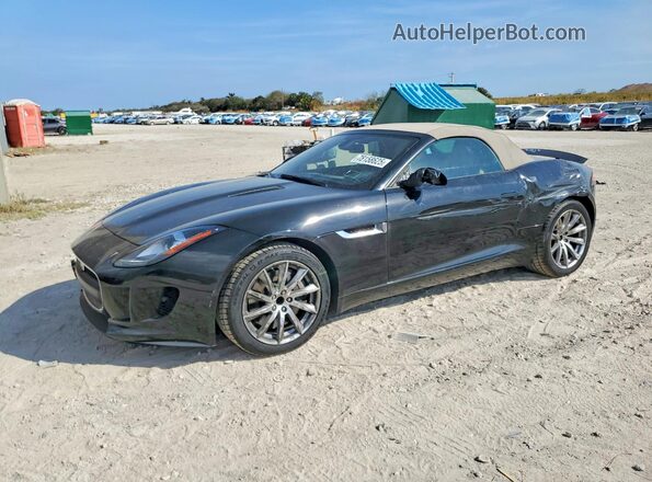 SAJWB6E6XG8K34485 2016 JAGUAR F-TYPE Черный Передняя левая четверть