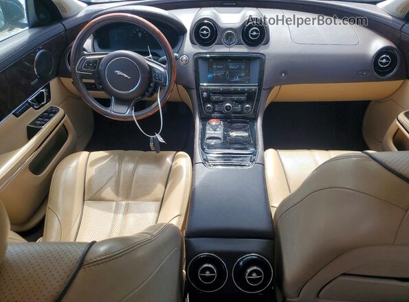 SAJWJ1CD3H8W07357 2017 JAGUAR XJ Green Առջևի վահանակի տեսք