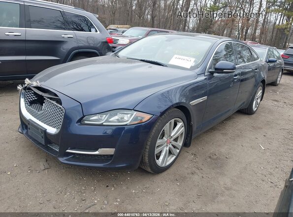 SAJWJ2GD0G8V93416 2016 JAGUAR XJ Blue Передня ліва чверть
