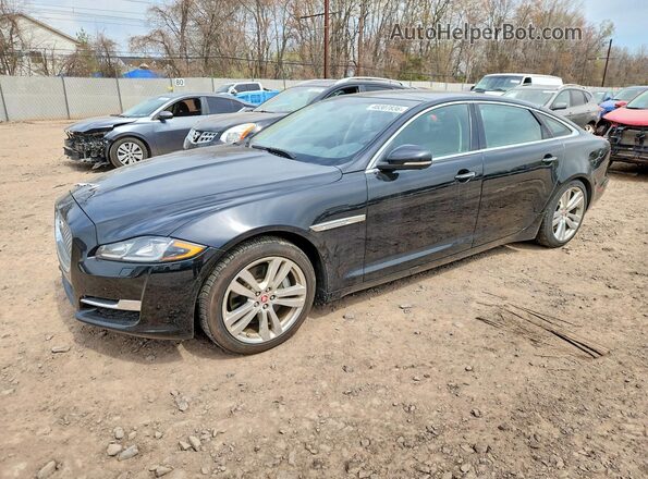 SAJWJ2GD0G8W02437 2016 JAGUAR XJL Black Vista tres cuartos delantera izquierda