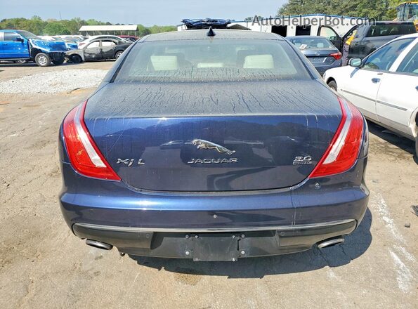 SAJWJ2GD6G8V92884 2016 JAGUAR XJL Blue უკანა ხედი