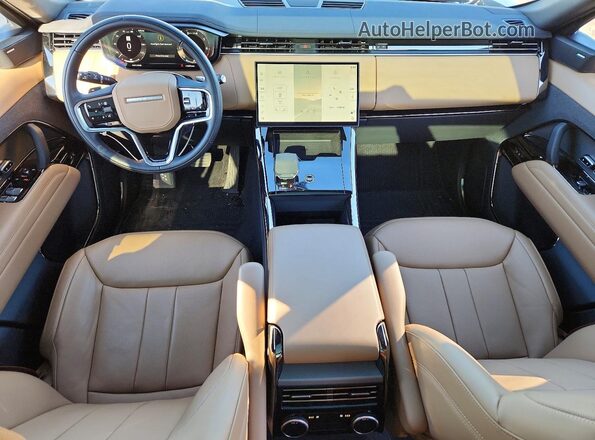 SAL1P9EU7RA419611 2024 LAND ROVER RANGE Белый Вид панели приборов
