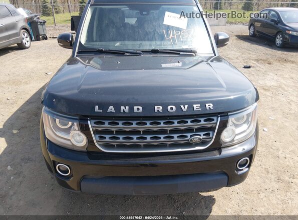 SALAC2V69GA841994 2016 LAND ROVER LR4 Black Widok z przodu