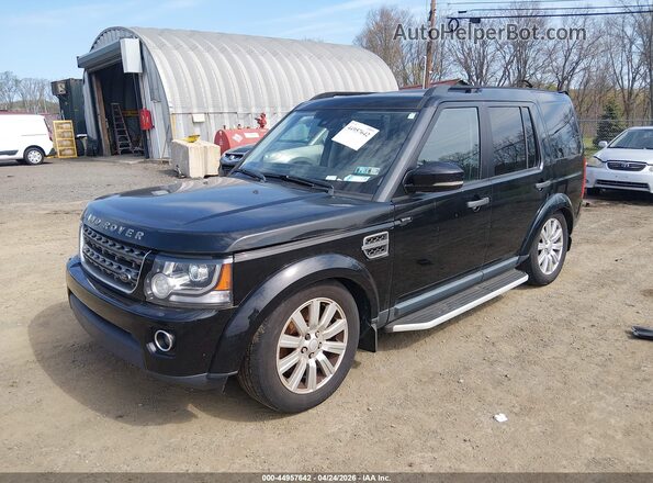 SALAC2V69GA841994 2016 LAND ROVER LR4 Black Przód lewy