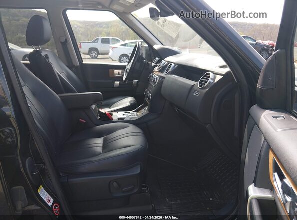 SALAC2V69GA841994 2016 LAND ROVER LR4 Black Widok wnętrza z przodu