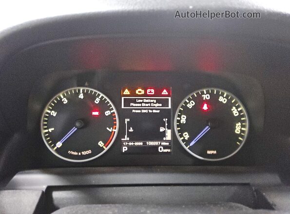 SALAG2V64GA846069 2016 LAND ROVER LR4 Gray Widok zestawu wskaźników
