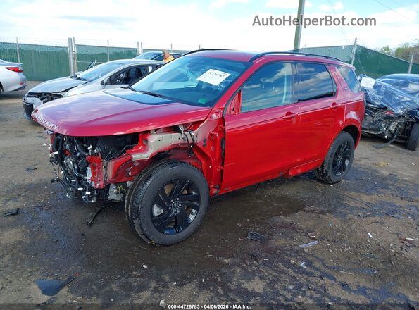 SALCJ2FX5SH365023 2025 LAND ROVER DISCOVERY SPORT Burgundy Vista tres cuartos delantera izquierda