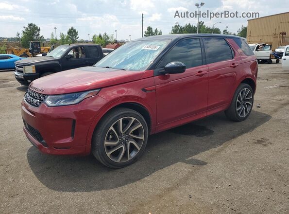 SALCM2GX9LH851695 2020 LAND ROVER DISCOVERY Красный Передняя левая четверть