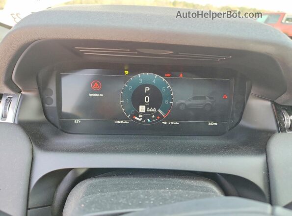 SALCP2FX7PH322552 2023 LAND ROVER DISCOVERY Белый Вид щитка приборов