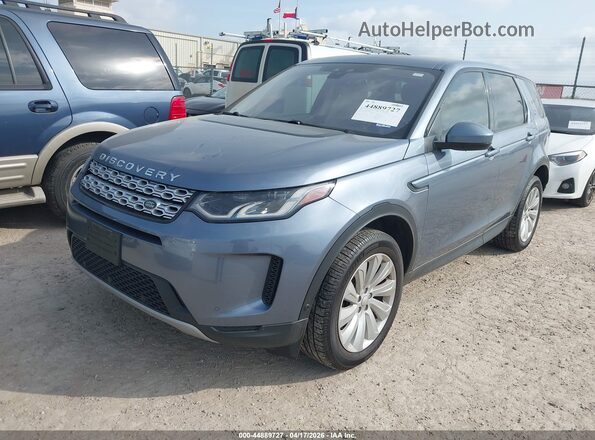 SALCP2FXXLH858664 2020 LAND ROVER DISCOVERY SPORT Синий Передняя левая четверть