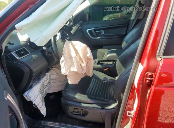 SALCT2FX3KH829680 2019 LAND ROVER DISCOVERY Red Vista interior delantera