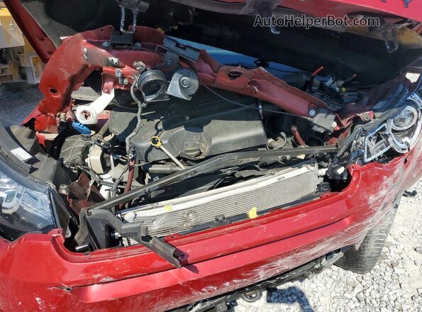 SALCT2FX3KH829680 2019 LAND ROVER DISCOVERY Red Vista del compartimento del motor