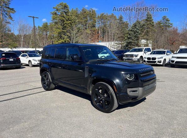 SALE2ERU6M2041349 2021 LAND ROVER DEFENDER Черный Передняя левая четверть