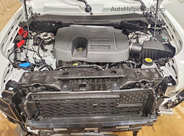SALE2FEU3T2498050 2026 LAND ROVER DEFENDER White Vista del compartimento del motor