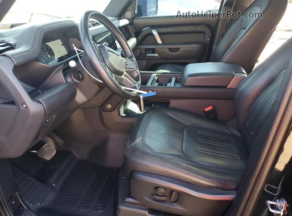 SALE37RUXM2045882 2021 LAND ROVER DEFENDER Черный Вид салона спереди