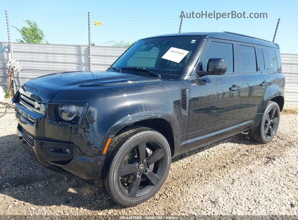 SALE37RUXN2079645 2022 LAND ROVER DEFENDER Черный Передняя левая четверть