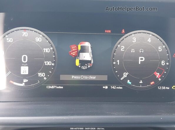 SALEJ7EX0P2147489 2023 LAND ROVER DEFENDER Light Blue Հետևի նստատեղերի տեսք