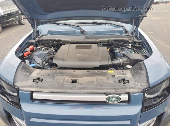 SALEJ7EX3S2360106 2025 LAND ROVER DEFENDER Синий Вид задней части салона