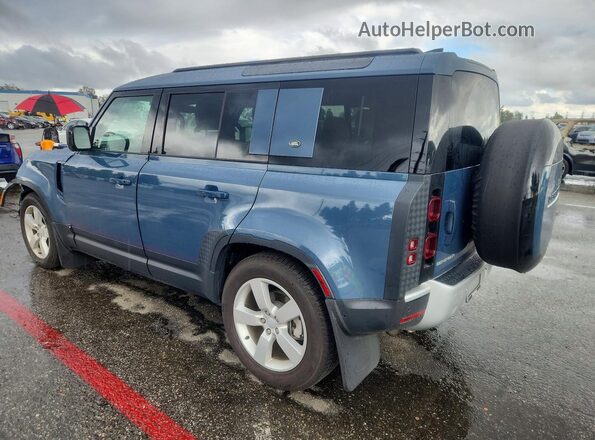 SALEJ7EX7R2348552 2024 LAND ROVER DEFENDER Синий Задняя левая четверть