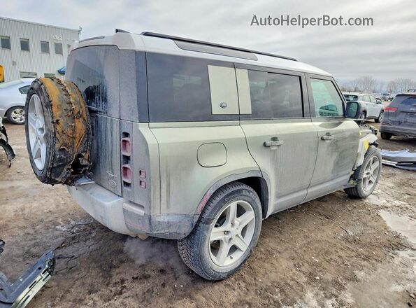SALEP7RU5M2037130 2021 LAND ROVER DEFENDER Green Tył prawy