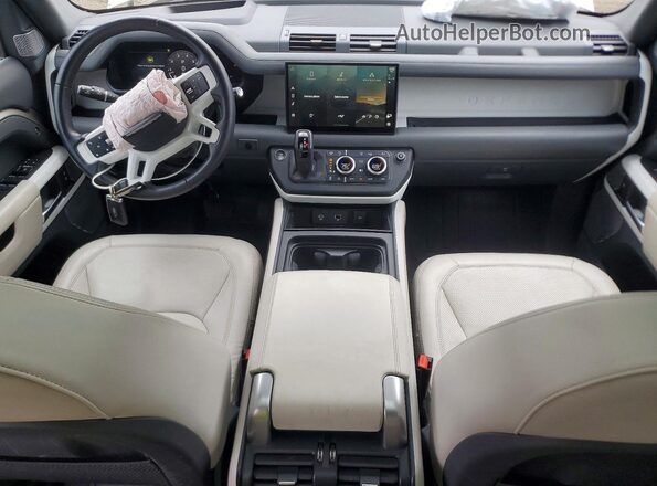 SALEPFEU6P2228558 2023 LAND ROVER DEFENDER Tan Vista del salpicadero