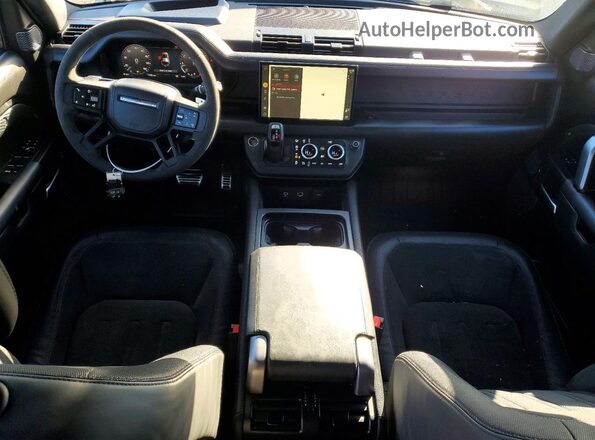 SALEWEEE0P2118322 2023 LAND ROVER DEFENDER Black Առջևի վահանակի տեսք