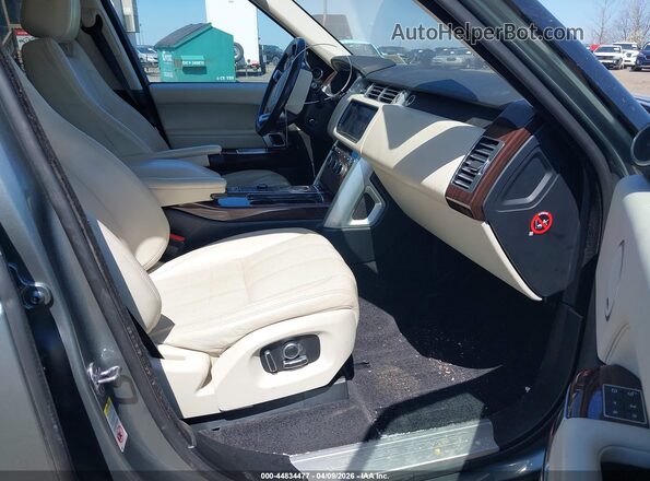 SALGS2EF3GA245986 2016 LAND ROVER RANGE ROVER Gray Front interior view