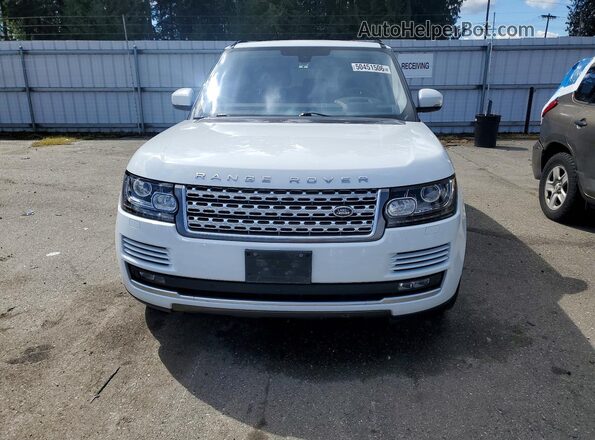 SALGS2EF7GA279848 2016 LAND ROVER RANGE Белый Вид спереди