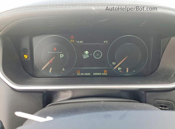 SALGS2EF7GA279848 2016 LAND ROVER RANGE Белый Вид щитка приборов