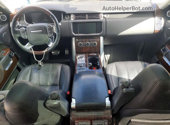 SALGS2EF7GA279848 2016 LAND ROVER RANGE Белый Вид панели приборов