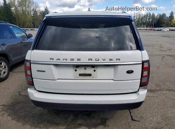 SALGS2EF7GA279848 2016 LAND ROVER RANGE Белый Вид сзади