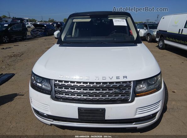 SALGS2EF7GA281857 2016 LAND ROVER RANGE ROVER White წინა ხედი
