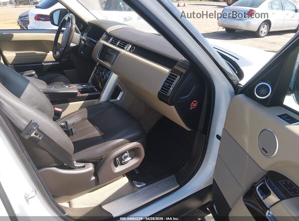 SALGS2EF7GA281857 2016 LAND ROVER RANGE ROVER White წინა სალონის ხედი
