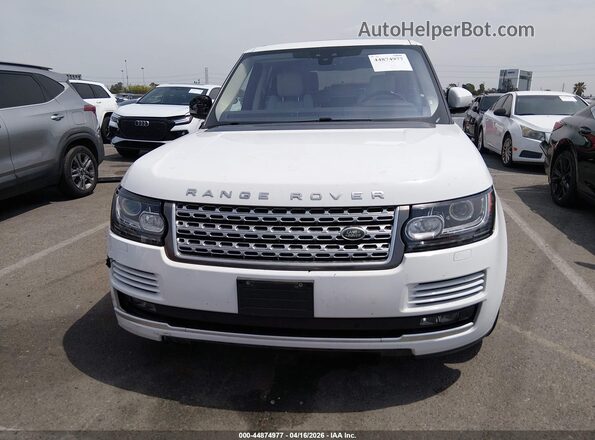 SALGS2FE0HA351982 2017 LAND ROVER RANGE ROVER Белый Вид задней части салона