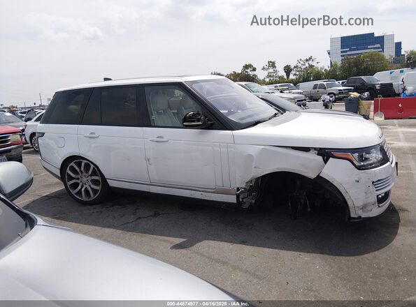 SALGS2FE0HA351982 2017 LAND ROVER RANGE ROVER Белый Панорамный вид салона 360°