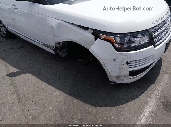 SALGS2FE0HA351982 2017 LAND ROVER RANGE ROVER Белый Вид спереди
