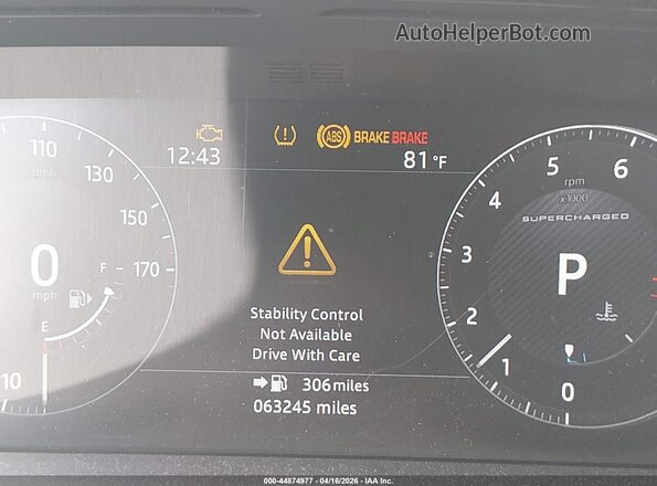 SALGS2FE0HA351982 2017 LAND ROVER RANGE ROVER Белый 