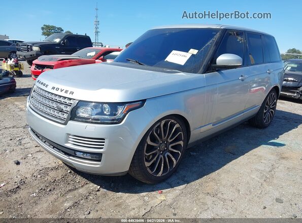 SALGS2FE2HA329031 2017 LAND ROVER RANGE ROVER Silver Przód lewy