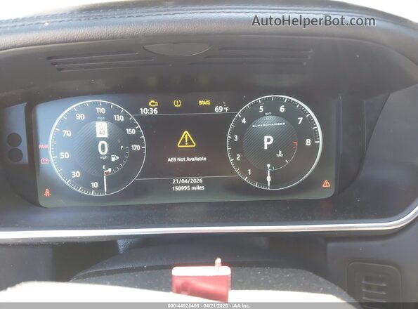 SALGS2FE2HA329031 2017 LAND ROVER RANGE ROVER Silver Widok tylnych siedzeń