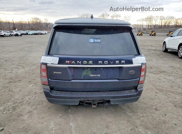 SALGS2FE2HA329417 2017 LAND ROVER RANGE Синий Вид сзади